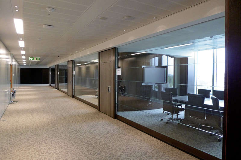 Beispiel für den Einsatz von Losch Schallschutz Trennwänden