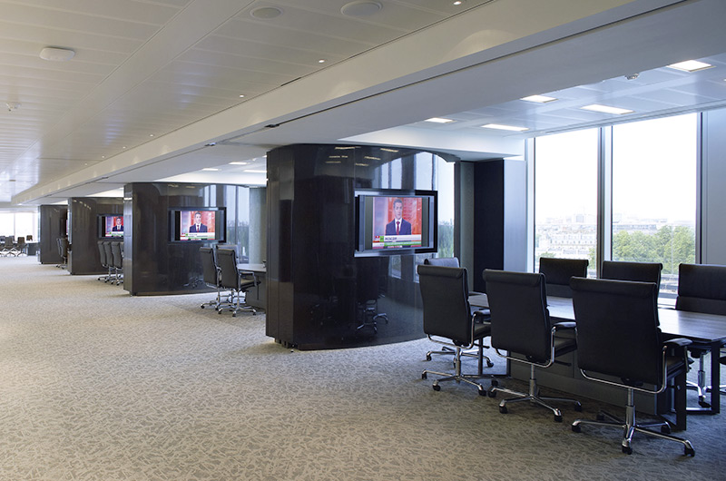 Beispiel für den Einsatz von Losch Schallschutz Trennwänden